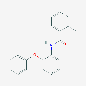 molecular formula C20H17NO2 B291398 2-methyl-N-(2-phenoxyphenyl)benzamide 