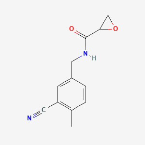 N-[(3-Cyano-4-methylphenyl)methyl]oxirane-2-carboxamide
