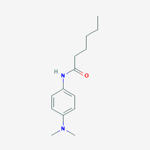 molecular formula C14H22N2O B291399 N-[4-(dimethylamino)phenyl]hexanamide 