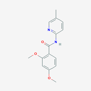 molecular formula C15H16N2O3 B2913990 2,4-dimethoxy-N-(5-methylpyridin-2-yl)benzamide CAS No. 349124-25-0