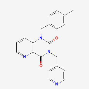 1-(4-methylbenzyl)-3-(pyridin-4-ylmethyl)pyrido[3,2-d]pyrimidine-2,4(1H,3H)-dione