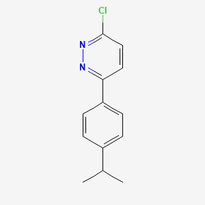 molecular formula C13H13ClN2 B2914017 3-氯-6-[4-(丙-2-基)苯基]哒嗪 CAS No. 59955-95-2