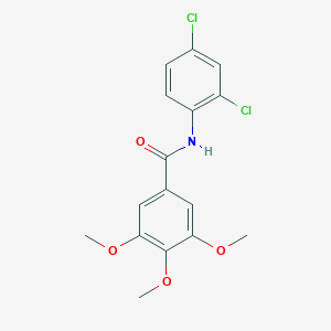 molecular formula C16H15Cl2NO4 B291402 N-(2,4-dichlorophenyl)-3,4,5-trimethoxybenzamide 