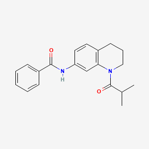 N-(1-isobutyryl-1,2,3,4-tetrahydroquinolin-7-yl)benzamide