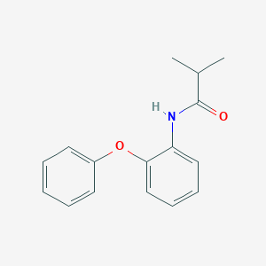 molecular formula C16H17NO2 B291405 2-methyl-N-(2-phenoxyphenyl)propanamide 