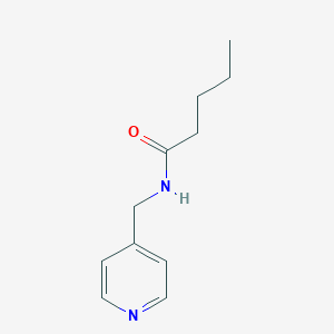 molecular formula C11H16N2O B291406 N-(4-pyridinylmethyl)pentanamide 