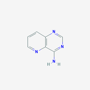 molecular formula C7H6N4 B2914060 吡啶并[3,2-d]嘧啶-4-胺 CAS No. 875233-01-5