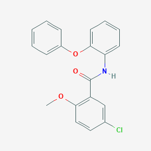 5-chloro-2-methoxy-N-(2-phenoxyphenyl)benzamide