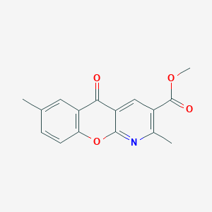 methyl 2,7-dimethyl-5-oxo-5H-chromeno[2,3-b]pyridine-3-carboxylate