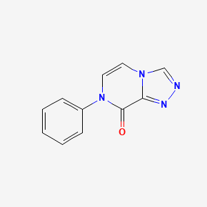 molecular formula C11H8N4O B2914076 7-Phenyl-[1,2,4]triazolo[4,3-a]pyrazin-8-one CAS No. 2415503-52-3