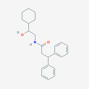 N-(2-cyclohexyl-2-hydroxyethyl)-3,3-diphenylpropanamide