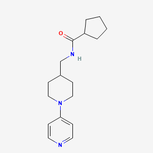 N-((1-(pyridin-4-yl)piperidin-4-yl)methyl)cyclopentanecarboxamide