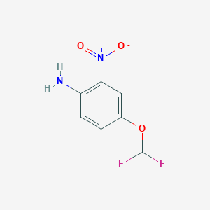 molecular formula C7H6F2N2O3 B2914091 4-(Difluoromethoxy)-2-nitroaniline CAS No. 887412-09-1; 97963-76-3