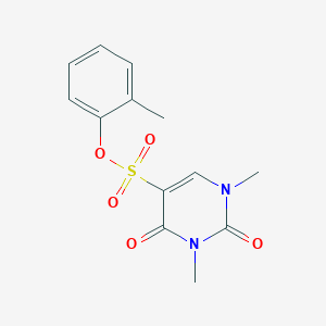 molecular formula C13H14N2O5S B2914121 (2-Methylphenyl) 1,3-dimethyl-2,4-dioxopyrimidine-5-sulfonate CAS No. 869070-65-5