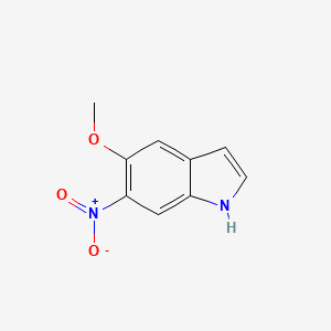 molecular formula C9H8N2O3 B2914146 5-Methoxy-6-nitro-1H-indole CAS No. 175913-29-8