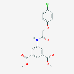 Dimethyl 5-{[(4-chlorophenoxy)acetyl]amino}isophthalate