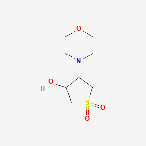 4-Morpholin-4-yl-1,1-dioxothiolan-3-ol