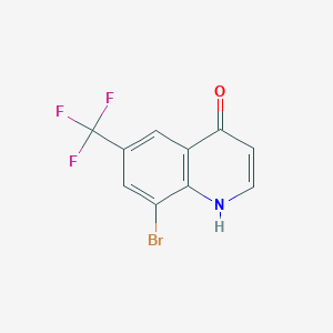 molecular formula C10H5BrF3NO B2914158 8-溴-6-(三氟甲基)喹啉-4(1H)-酮 CAS No. 1065092-51-4