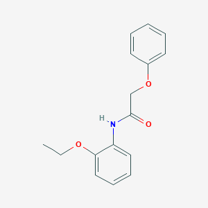 molecular formula C16H17NO3 B291416 N-(2-ethoxyphenyl)-2-phenoxyacetamide 