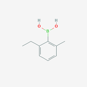 molecular formula C9H13BO2 B2914161 2-Ethyl-6-methylphenylboronic acid CAS No. 953075-89-3