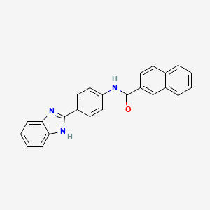 N-(4-(1H-benzo[d]imidazol-2-yl)phenyl)-2-naphthamide