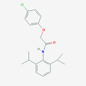 molecular formula C20H24ClNO2 B291419 2-(4-chlorophenoxy)-N-(2,6-diisopropylphenyl)acetamide 