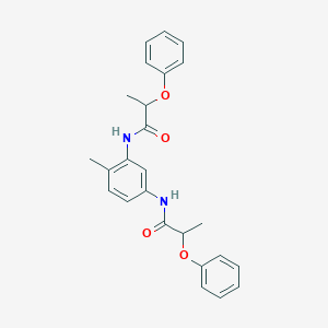 N-{2-methyl-5-[(2-phenoxypropanoyl)amino]phenyl}-2-phenoxypropanamide