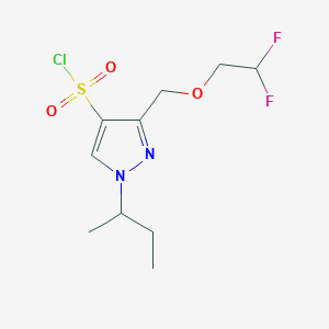 1-sec-butyl-3-[(2,2-difluoroethoxy)methyl]-1H-pyrazole-4-sulfonyl chloride