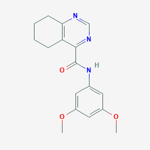 molecular formula C17H19N3O3 B2914232 N-(3,5-Dimethoxyphenyl)-5,6,7,8-tetrahydroquinazoline-4-carboxamide CAS No. 2415488-75-2