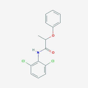 molecular formula C15H13Cl2NO2 B291428 N-(2,6-dichlorophenyl)-2-phenoxypropanamide 