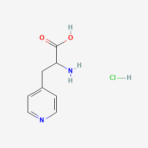 molecular formula C8H11ClN2O2 B2914280 2-Amino-3-(pyridin-4-yl)propanoic acid hydrochloride CAS No. 1624260-21-4