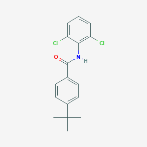 molecular formula C17H17Cl2NO B291429 4-tert-butyl-N-(2,6-dichlorophenyl)benzamide 
