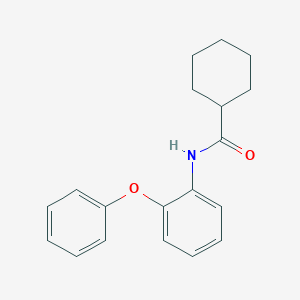 molecular formula C19H21NO2 B291431 N-(2-phenoxyphenyl)cyclohexanecarboxamide 