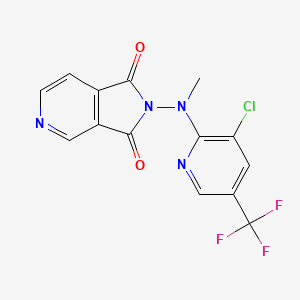 2-[[3-chloro-5-(trifluoromethyl)-2-pyridinyl](methyl)amino]-1H-pyrrolo[3,4-c]pyridine-1,3(2H)-dione