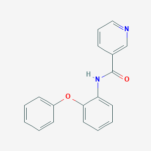 molecular formula C18H14N2O2 B291432 N-(2-phenoxyphenyl)pyridine-3-carboxamide 