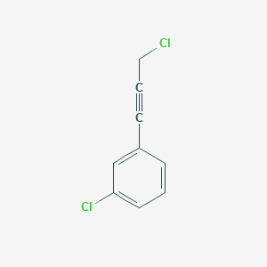 1-Chloro-3-(3-chloroprop-1-yn-1-yl)benzene