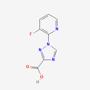 1-(3-Fluoropyridin-2-yl)-1,2,4-triazole-3-carboxylic acid
