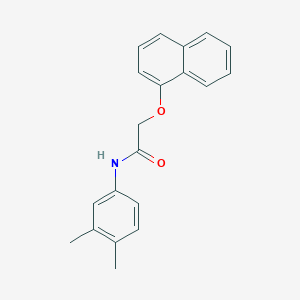 molecular formula C20H19NO2 B291439 N-(3,4-dimethylphenyl)-2-(1-naphthyloxy)acetamide 