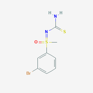 [(3-Bromophenyl)(methyl)oxo-lambda6-sulfanylidene]thiourea