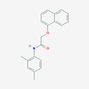 molecular formula C20H19NO2 B291440 N-(2,4-dimethylphenyl)-2-(1-naphthyloxy)acetamide 