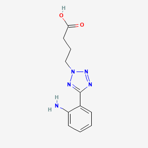 4-(5-(2-aminophenyl)-2H-tetrazol-2-yl)butanoic acid