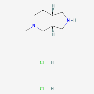 (3Ar,7aS)-5-methyl-1,2,3,3a,4,6,7,7a-octahydropyrrolo[3,4-c]pyridine;dihydrochloride