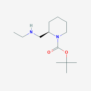tert-Butyl (R)-2-((ethylamino)methyl)piperidine-1-carboxylate