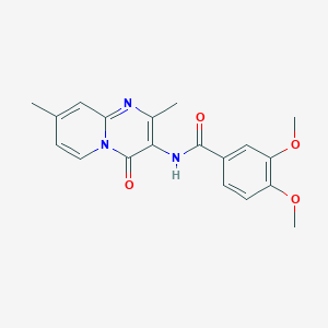 N-(2,8-dimethyl-4-oxo-4H-pyrido[1,2-a]pyrimidin-3-yl)-3,4-dimethoxybenzamide