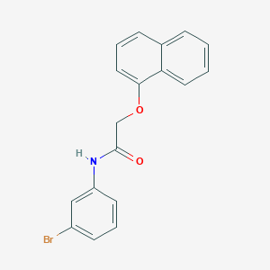 N-(3-bromophenyl)-2-(1-naphthyloxy)acetamide