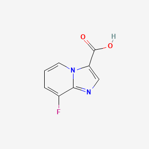 molecular formula C8H5FN2O2 B2914503 8-Fluoroimidazo[1,2-a]pyridine-3-carboxylic acid CAS No. 1019023-85-8