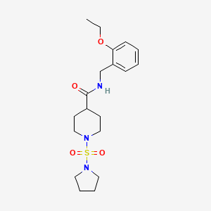 N-(2-ethoxybenzyl)-1-(pyrrolidin-1-ylsulfonyl)piperidine-4-carboxamide