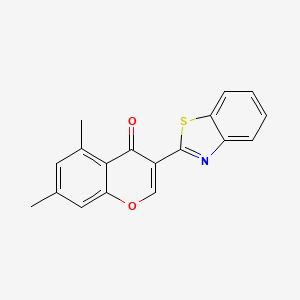 3-(1,3-Benzothiazol-2-yl)-5,7-dimethylchromen-4-one