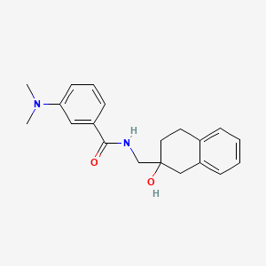 3-(dimethylamino)-N-((2-hydroxy-1,2,3,4-tetrahydronaphthalen-2-yl)methyl)benzamide