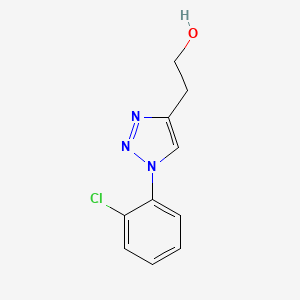 molecular formula C10H10ClN3O B2914563 2-(1-(2-chlorophenyl)-1H-1,2,3-triazol-4-yl)ethanol CAS No. 1006917-18-5